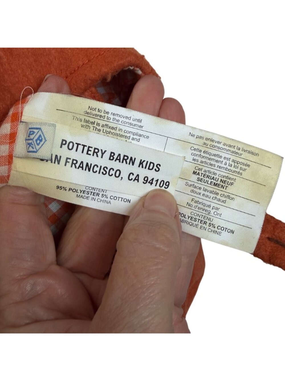 Vintage Pottery Barn Kids Halloween Trick Or Treat Bags Black Cat Jack O Lantern - Picture 12 of 14